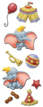 Disney Dumbo Dimensional Stickers
