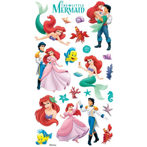 Disney Classic Little Mermaid Glitter Stickers