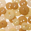 20 Yellow Bazzill Buttons