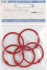 Kaisercraft Red Album Rings