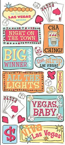 Viva Las Vegas Jumbo Stickers