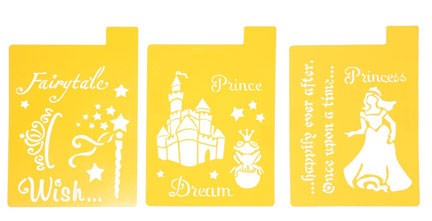 Stencil Mania Enchanted Fairytale 3 Pack