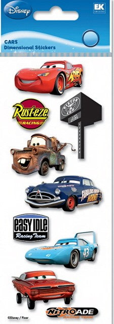 Disney Cars Dimensional Stickers