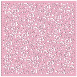 Holey Cardstock Pink Swirl