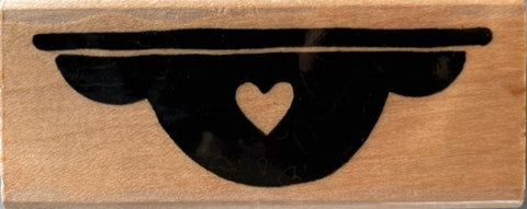 Heart Shelf Design Stamp