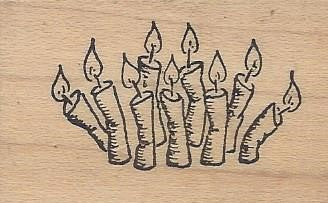 Birthday Candles Stamp