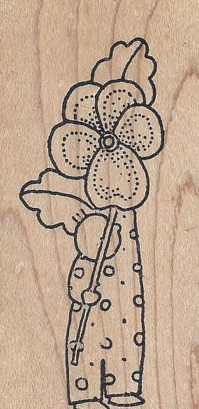 Child with Flower Stamp