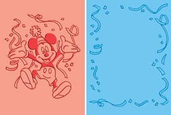 Cuttlebug Disney Duo Mickey Celebrates