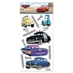 Disney Cars 2 Dimensional Stickers