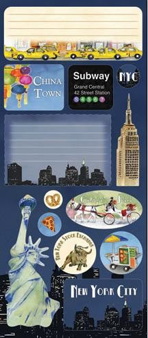 Barb Tourtillotte New York City Jumbo Stickers