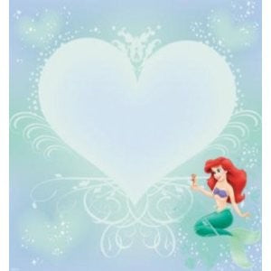 Disney Ariel Heart Paper