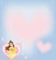 Disney Belle Heart Paper
