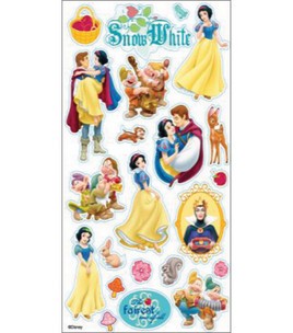 Disney Classic Glitter Stickers Snow White