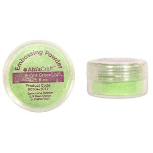 Abi's Craft Bright Green Embossing Powder