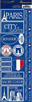 Reminisce Paris Passports Stickers