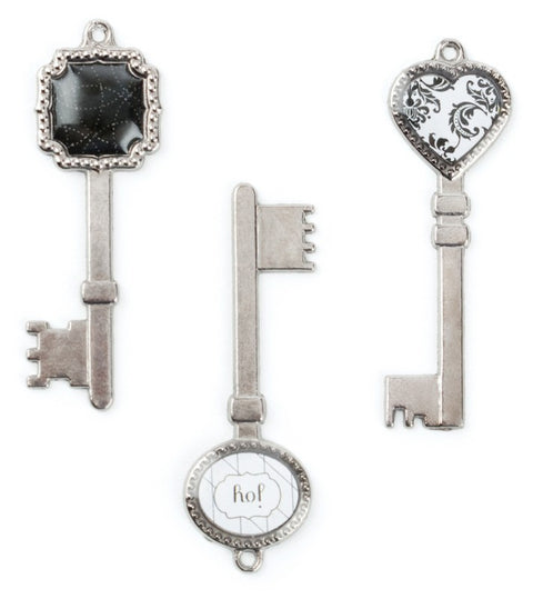 MM Metal Pebble Keys