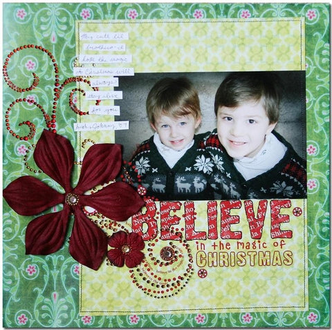 Christmas Fancy Layout 2