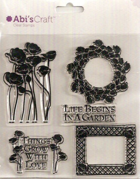 Abi's Craft Poppies Stamp Set