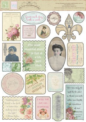 C'est La Vie Vintage Cardstock Stickers