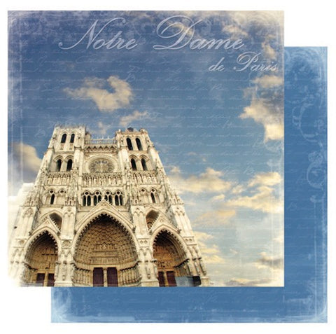 BC Notre Dame Glitter Paper