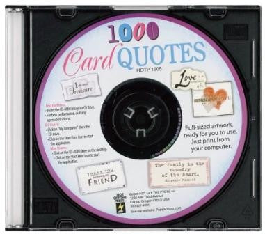 1000 Card Quotes CD