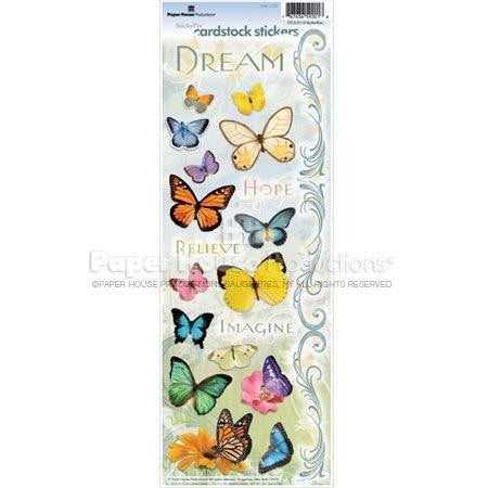 Paper House Butterflies Stickers