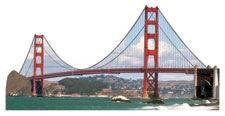 Golden Gate Bridge Diecut
