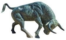 Bull Statue Diecut