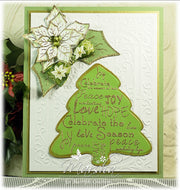 Script Christmas Tree Stamp Set