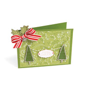 Sizzix Holly Background Stamp & Emboss Set