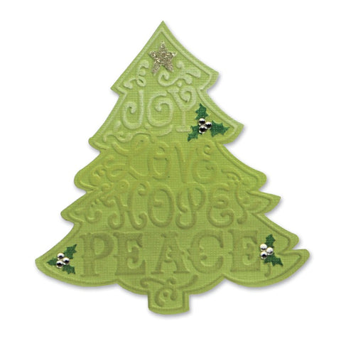Sizzix Bigz Die Tree, Christmas No 2, Bonus Folder