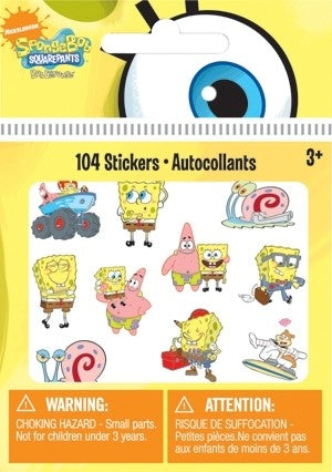 Disney Spongebob Square Pants Bitty Bits Stickers