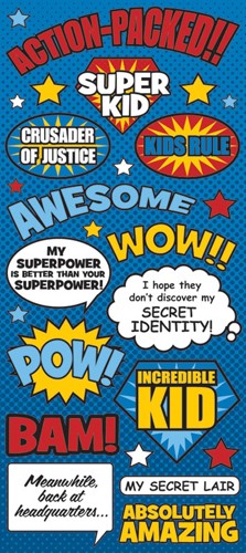 Super Hero 5x12 Stickers