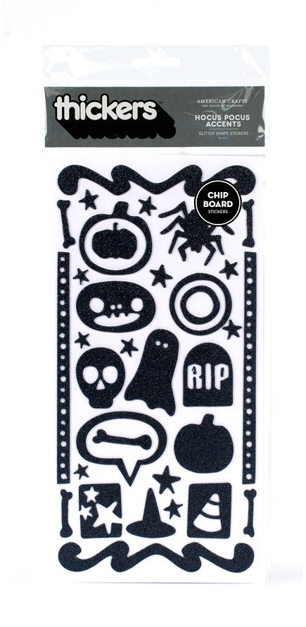 Thickers Hocus Pocus Glitter Stickers