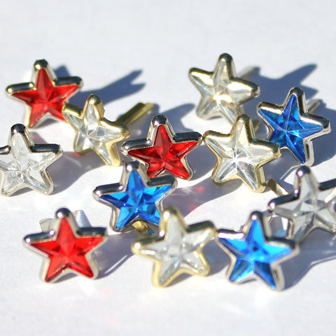 10 Star Jewel Brads
