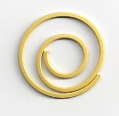 Spiral Clip Yellow