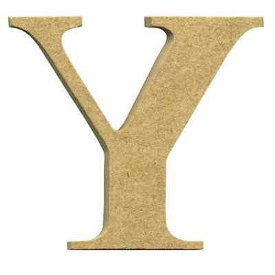 Wooden Letter Y