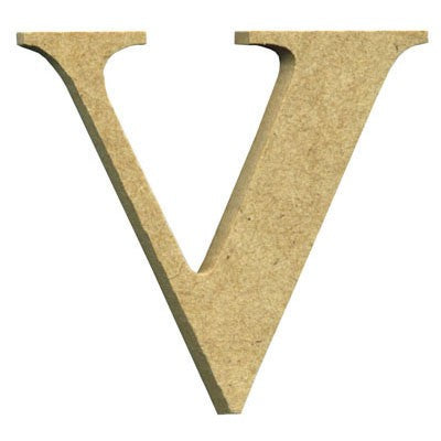 Wooden Letter V