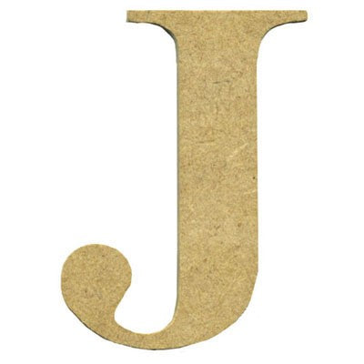 Wooden Letter J