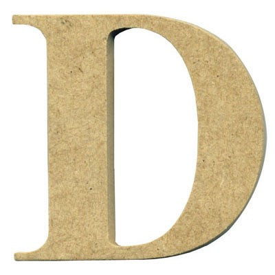 Wooden Letter D