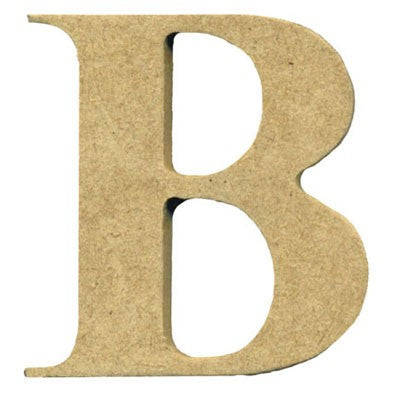 Wooden Letter B