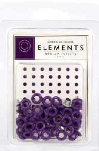 Elements Medium Eyelets Grape