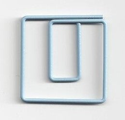 Square Clip Baby Blue