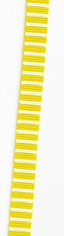 Summer Yellow Stripe Ribbon