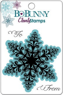 Winter Lace Clear Stamp