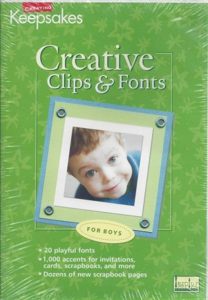 Creative Clips & Fonts For Boys