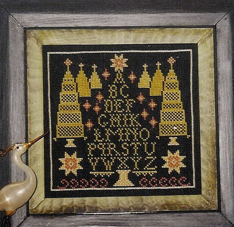 1999 Christmas Sampler Cross-stitch Pattern