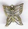 Gold Filagree Butterfly Charm