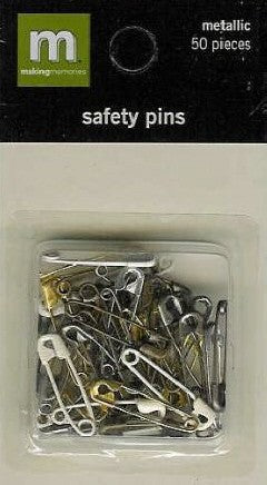 MM Safety Pins Metallic Variety Pack