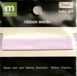 MM Ribbon Words Baby Girl
